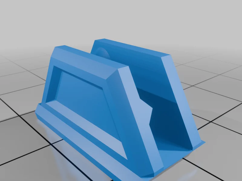 3D модель Держатель и отсек для лезвий - фото 3