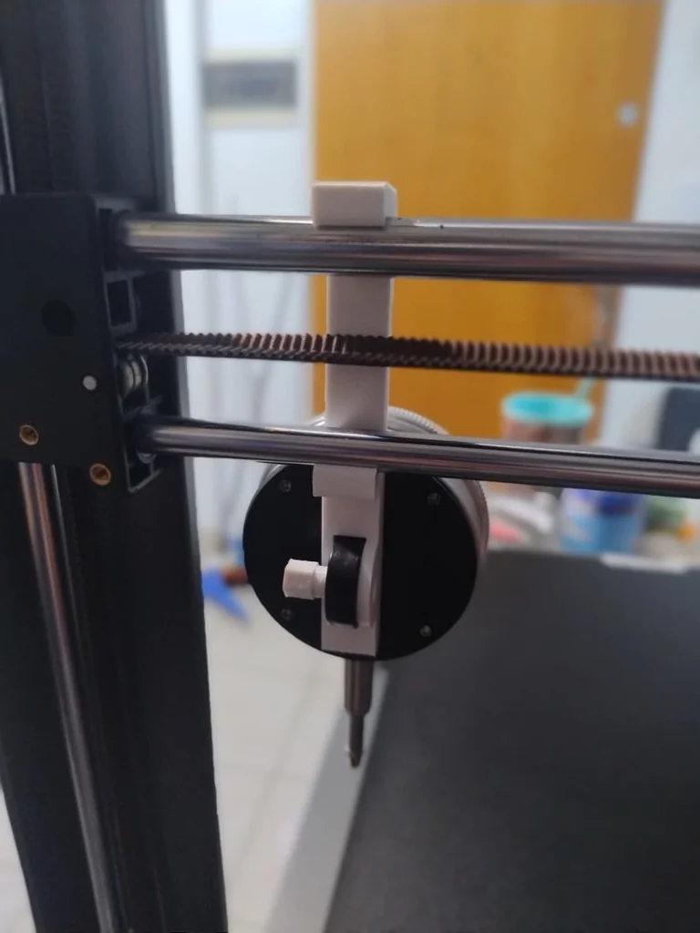 3D модель Крепление индикатора для Ender3v3 - фото 2