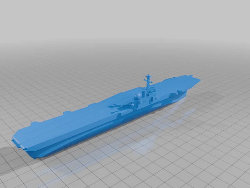3D модель HMAS Melbourne 1:1000 - Модель авианосца - фото 1