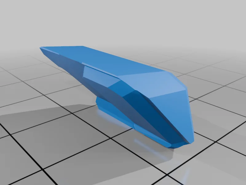 3D модель Модель научно-фантастического боевого корабля - фото 12