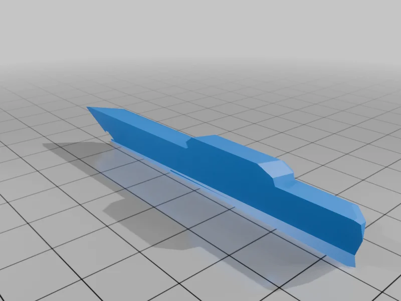 3D модель Модель научно-фантастического боевого корабля - фото 13