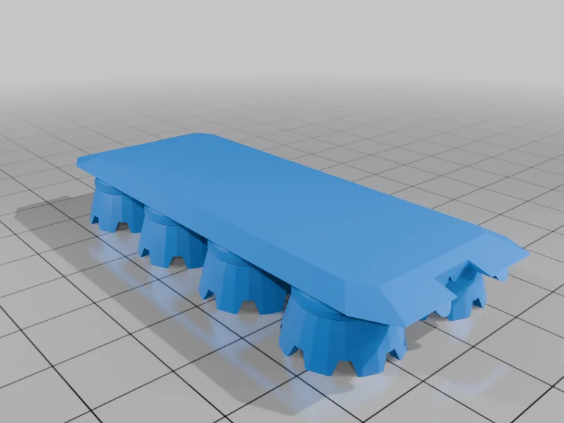 3D модель Модель научно-фантастического боевого корабля - фото 23