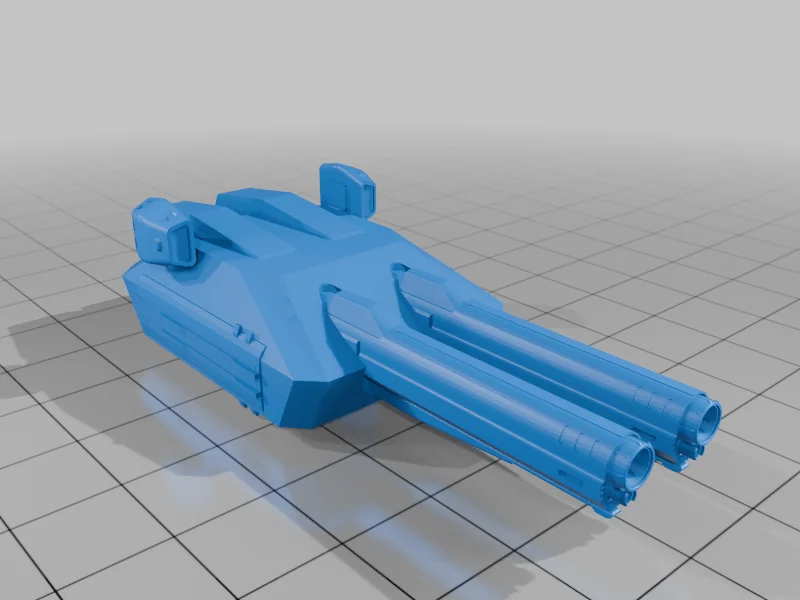 3D модель Модель научно-фантастического боевого корабля - фото 25