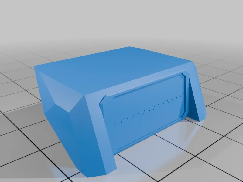 3D модель Модель научно-фантастического боевого корабля - фото 31