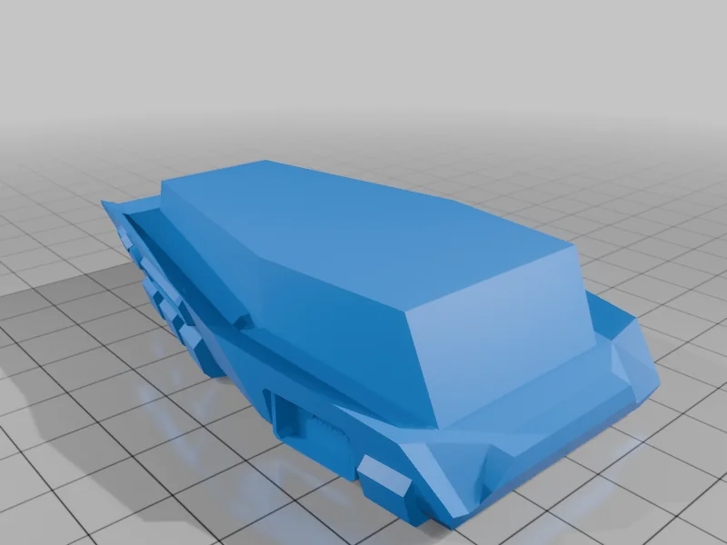 3D модель Модель научно-фантастического боевого корабля - фото 39