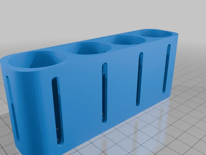 3D модель Держатель растений для аквариума x4 - гидропоника - фото 5