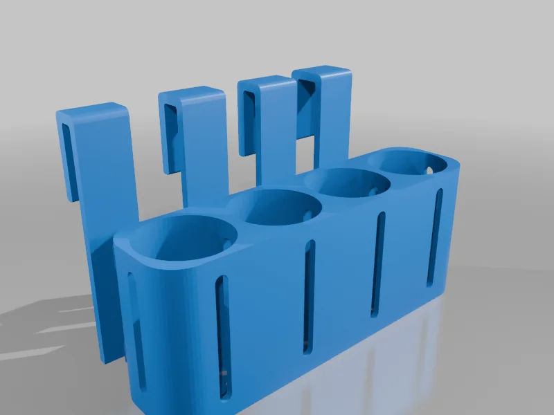 3D модель Держатель растений для аквариума x4 - гидропоника - фото 6