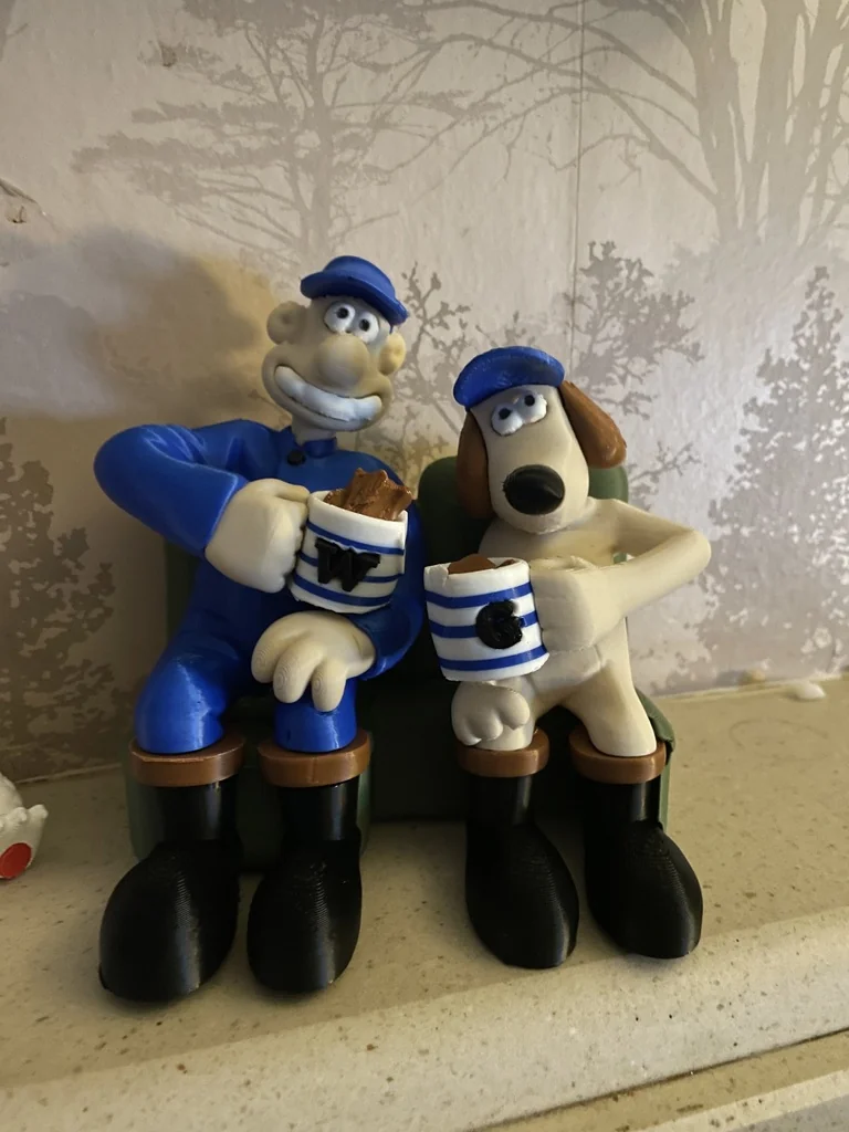 3D модель 3D модель Уоллеса и Громита - фото 2