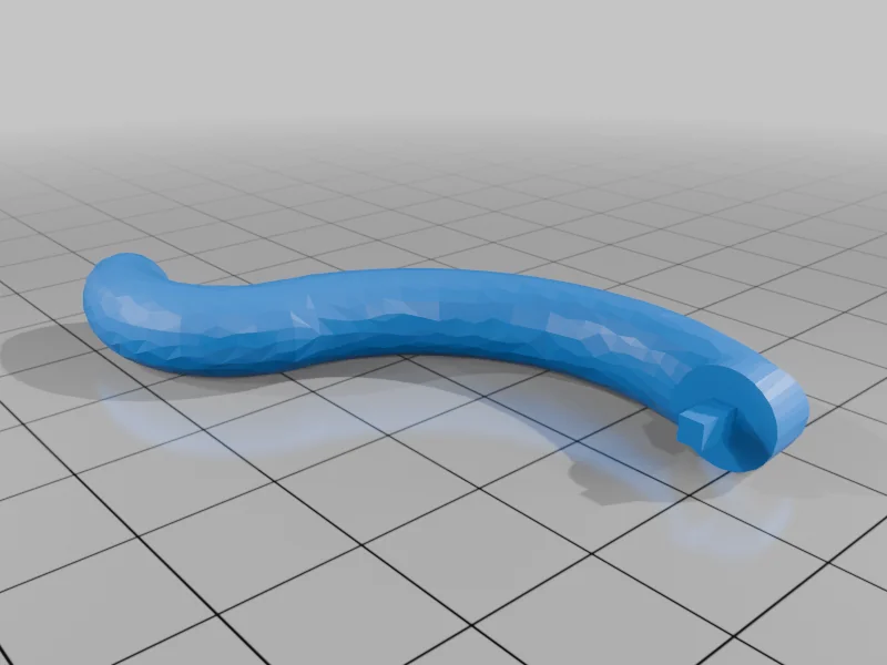 3D модель Даггер Зеленого Рейнджера (Новая) Разделенная - фото 6