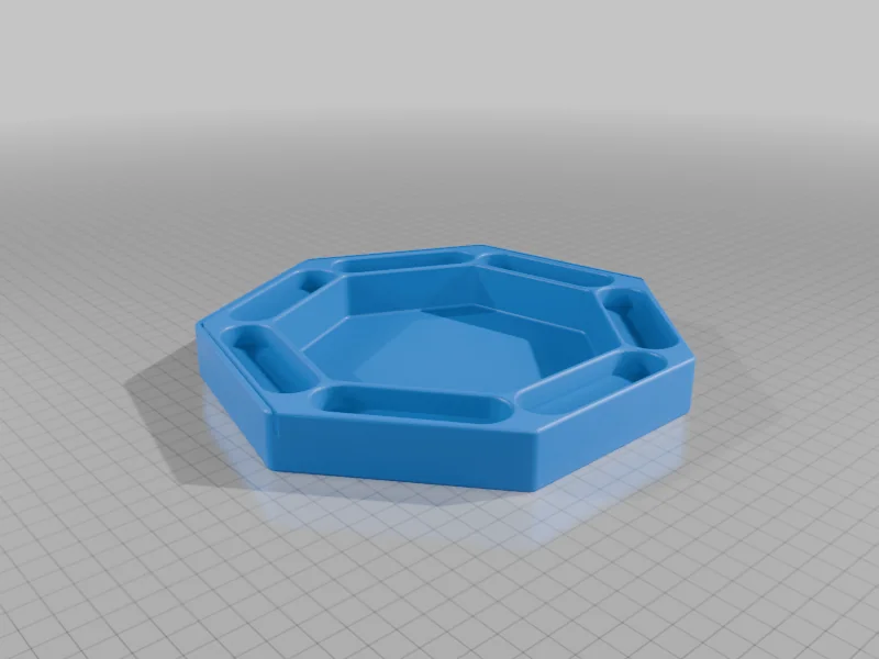 3D модель Поднос для кубиков с экраном для ДМ STL