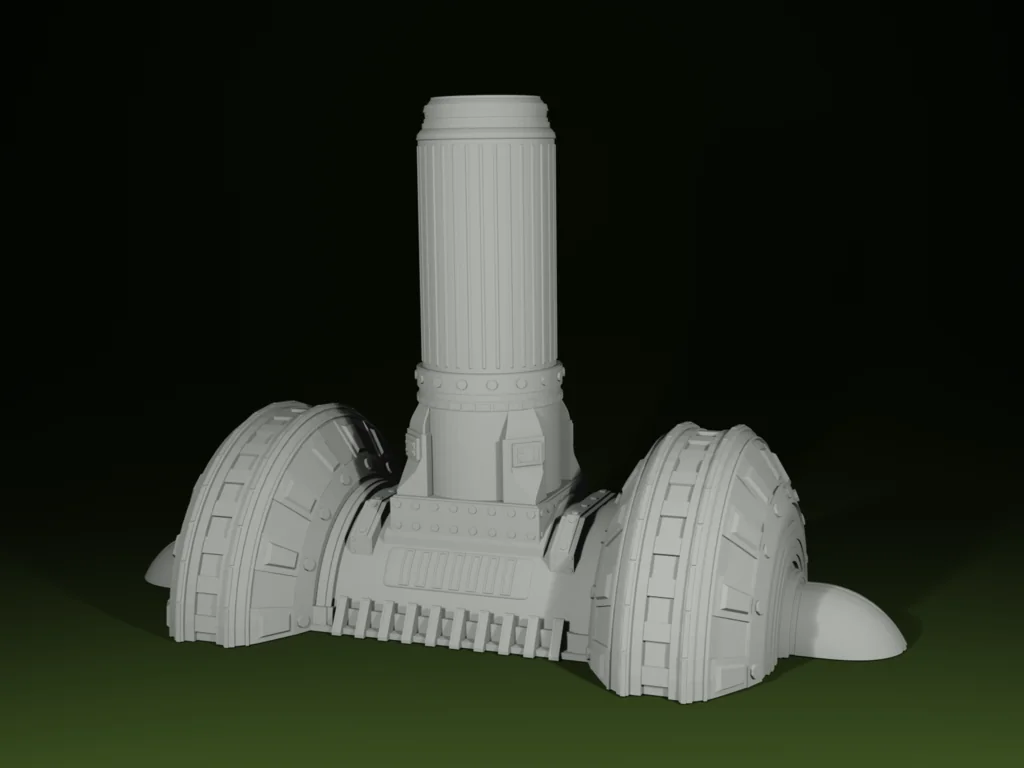 Плазменный Рафинер – Научно-фантастический Индустриальный Ландшафт