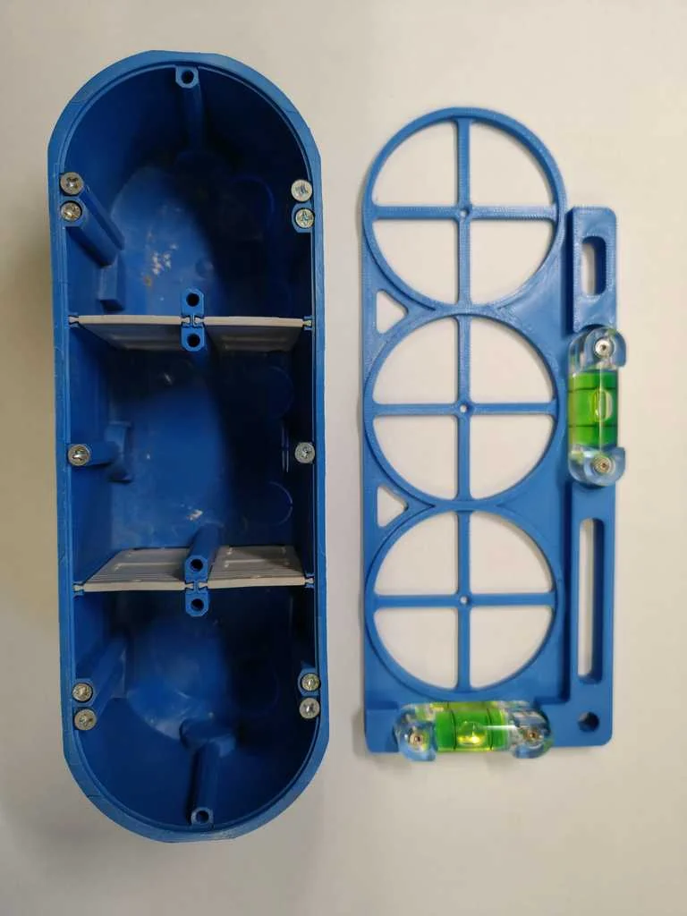 3D модель Шаблон для разметки отверстий под розетку - фото 5