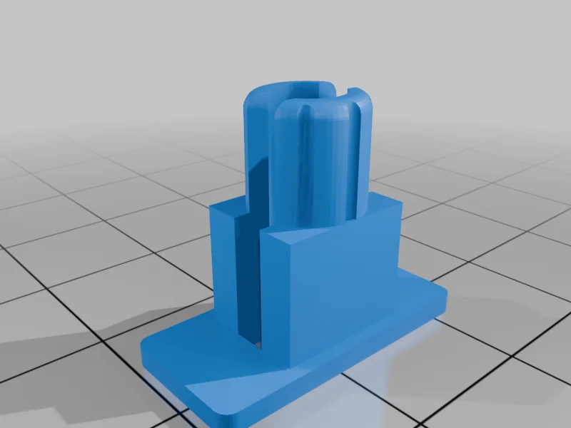 3D модель Кліпса передньої решітки VW LT1, T2, T3 - фото 2