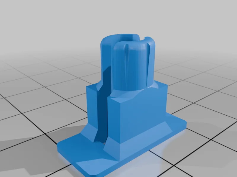 3D модель Кліпса передньої решітки VW LT1, T2, T3 - фото 3