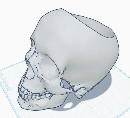 3D model Skull Pencil Holder STL