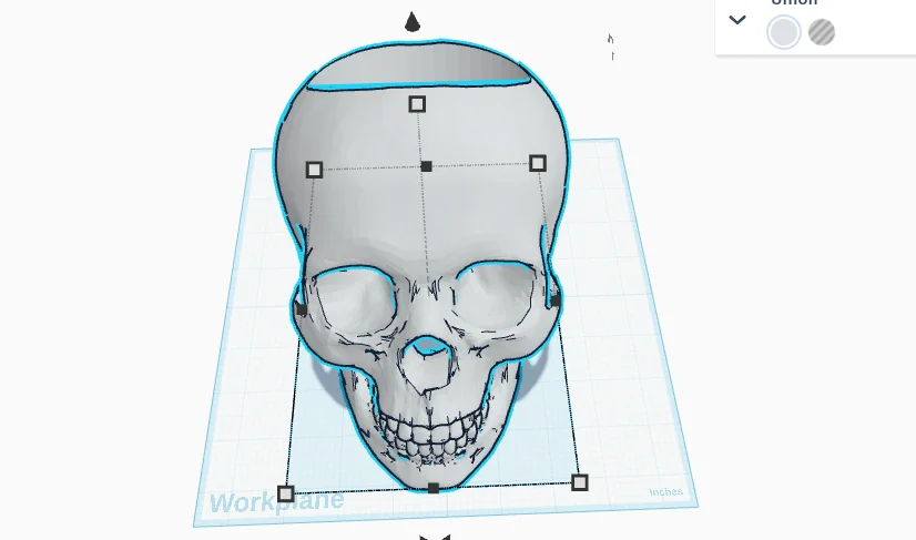 3D модель Подставка для карандашей в форме черепа - фото 5