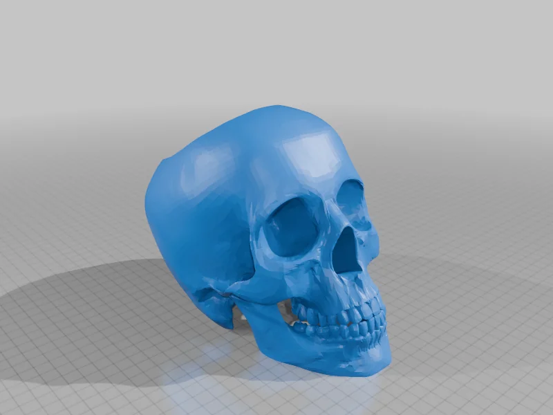 3D модель Подставка для карандашей в форме черепа - фото 7