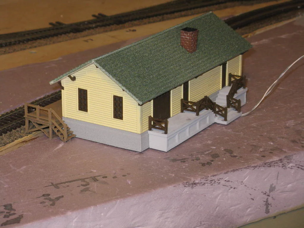 3D модель Модель станции маленького городка HO - фото 2