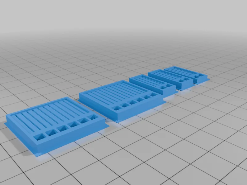 3D модель Модель станции маленького городка HO - фото 4