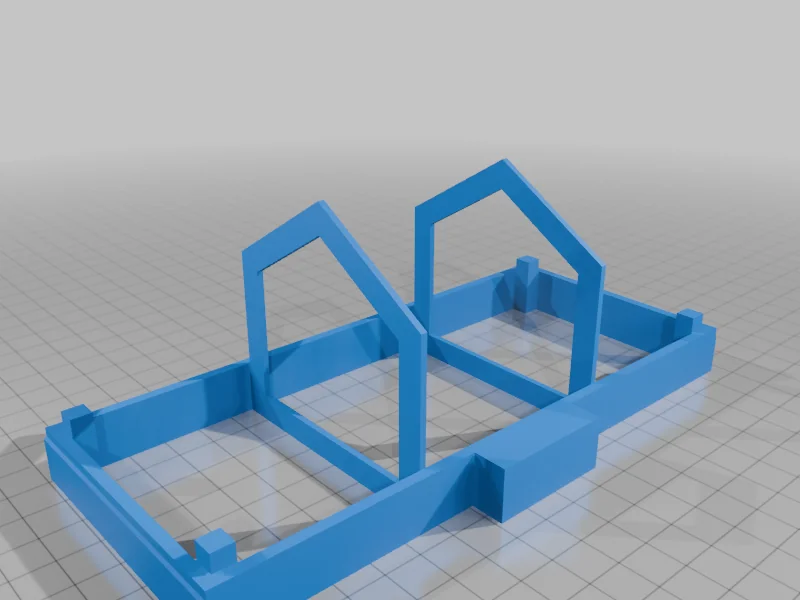 3D модель Модель станции маленького городка HO - фото 10