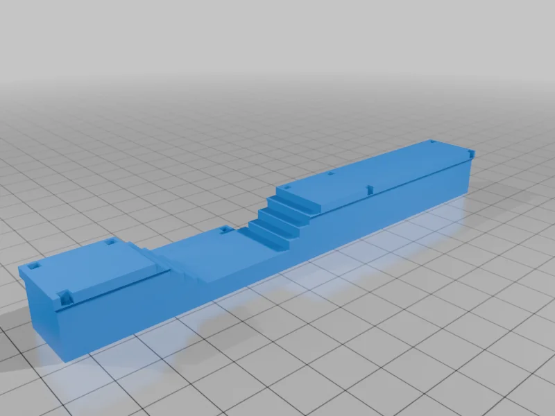 3D модель Модель станции маленького городка HO - фото 11