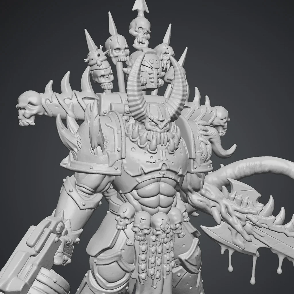 3D модель Оккультный космический персонаж - фото 1