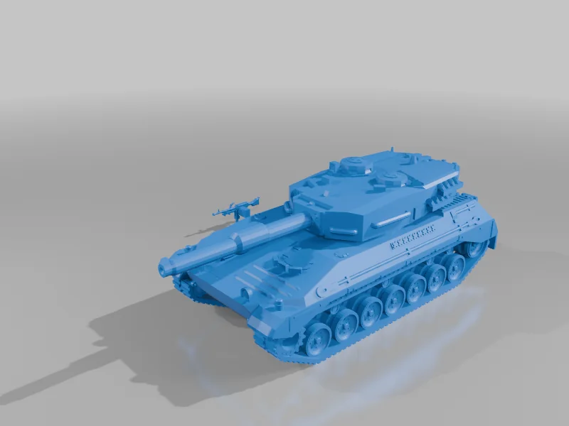3D модель Танки Argentino Pesado - Первая версия - фото 2