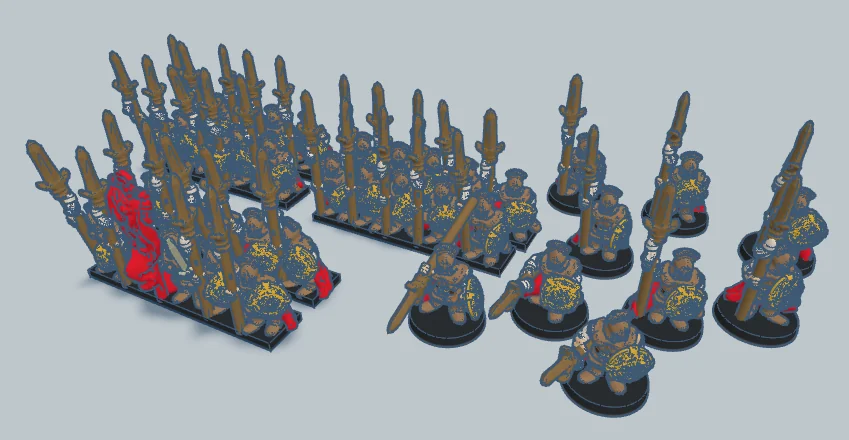 3D модель Рыцари Дейла 10мм - фото 1