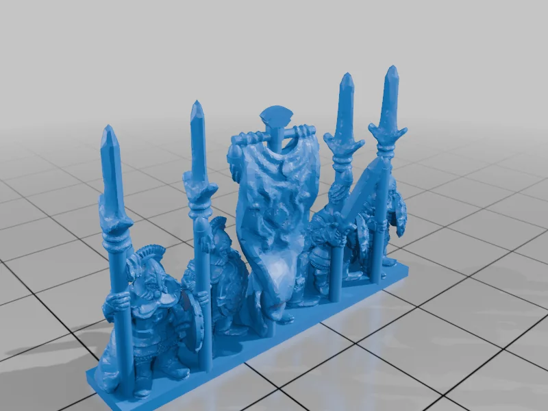 3D модель Рыцари Дейла 10мм - фото 3