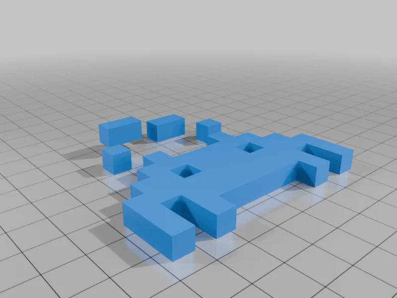 3D модель Космический захватчик - фото 3