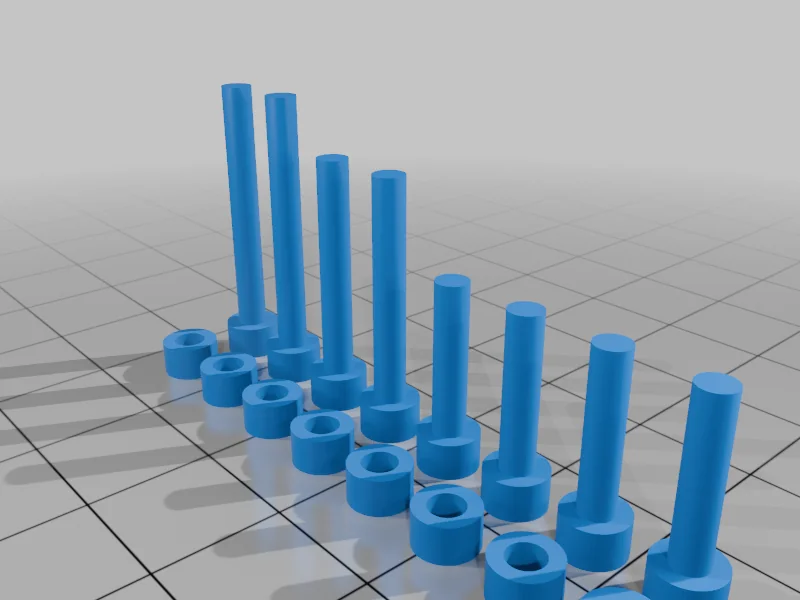 3D модель Болты для складного захвата - фото 2