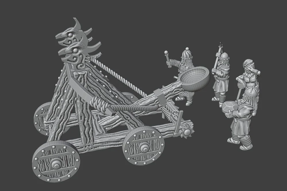 3D модель Катапульта Скандеран - фото 1