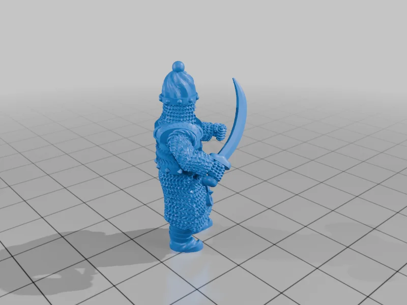 3D модель Скандеранские Лорды с Мечами - фото 11