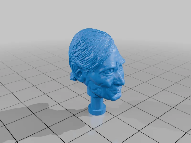 3D модель Голова Вадика - Star Trek Picard - фото 3