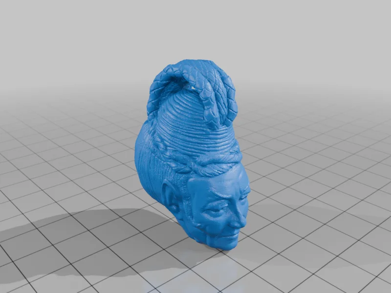 3D модель Фигура головы T'Pau из Star Trek - фото 3