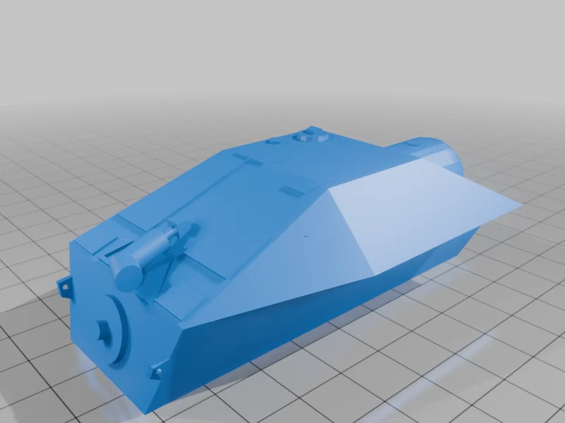 3D модель Модель Jagdpanzer 38 Hetzer 1:48 - фото 3