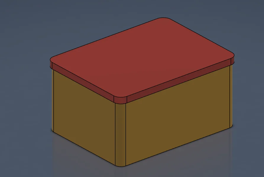 Современная минималистская коробка для хранения с крышкой