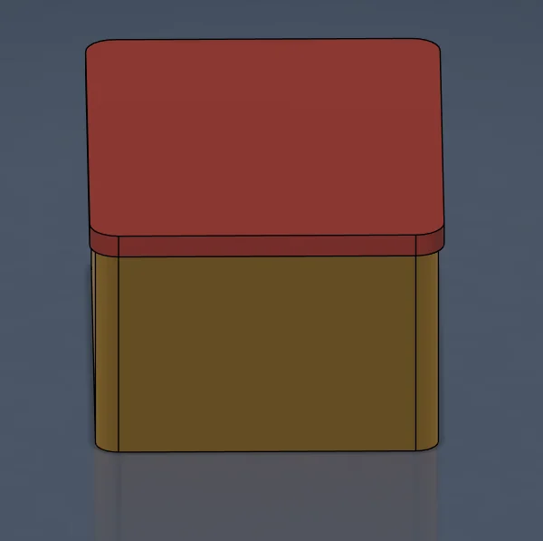 Современная минималистская коробка для хранения с крышкой