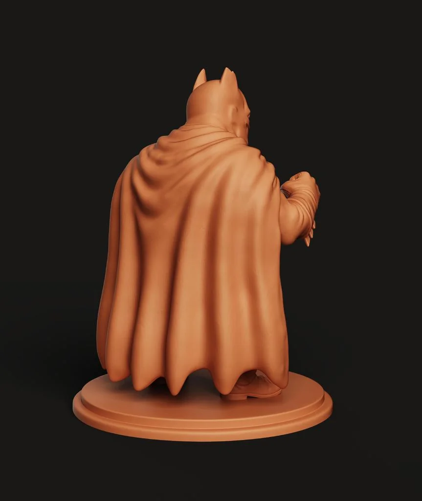 3D модель Chonky Batman STL | Супергеройская 3D модель - фото 6