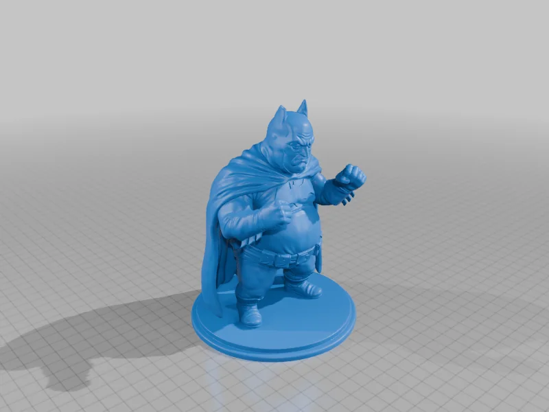 3D модель Chonky Batman STL | Супергеройская 3D модель - фото 8