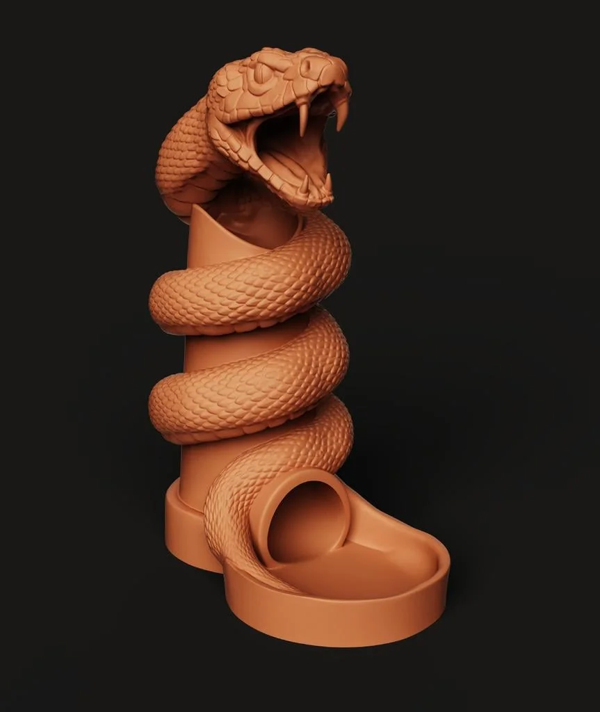 3D модель Башта для кубиків "Кобра" STL | DnD 3D друк - фото 2