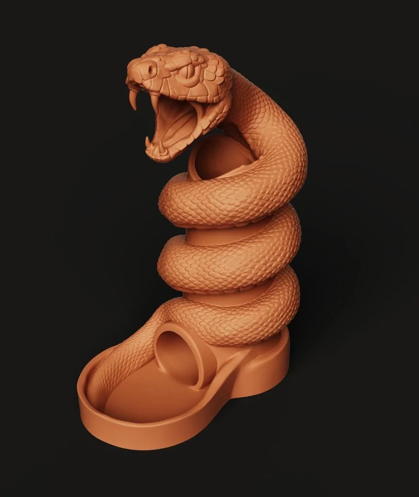 3D модель Башта для кубиків "Кобра" STL | DnD 3D друк - фото 4