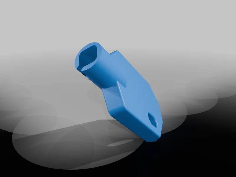 3D модель Ключ для замков QNAP NAS - фото 3