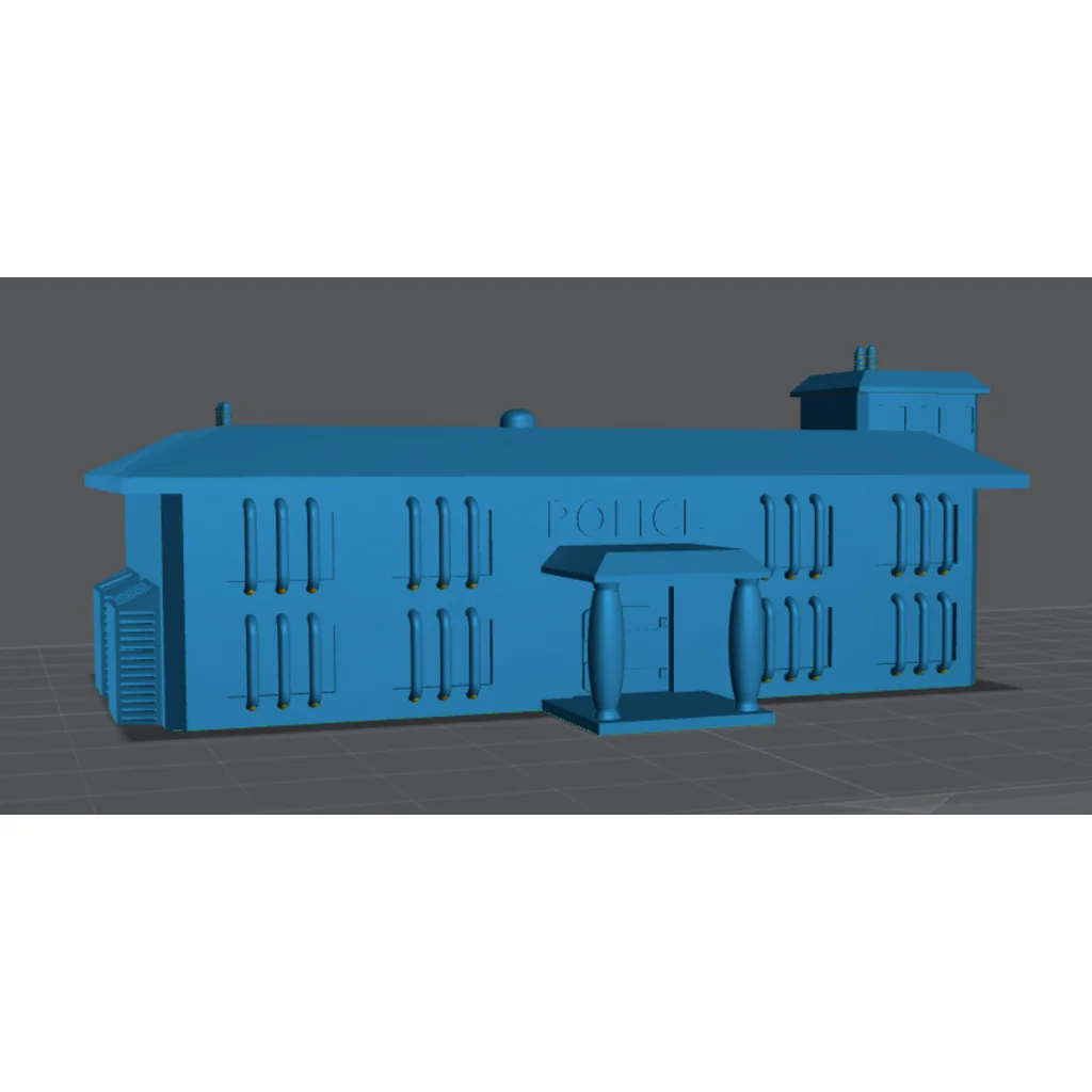 3D модель Модель зданий экстренных служб - фото 2