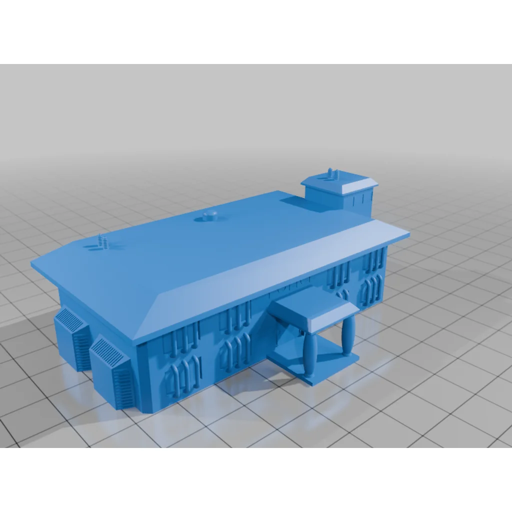 3D модель Модель зданий экстренных служб - фото 4