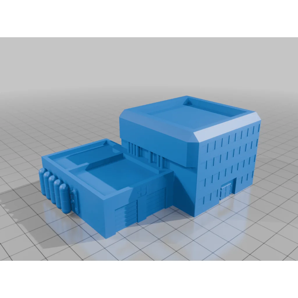 3D модель Модель зданий экстренных служб - фото 6