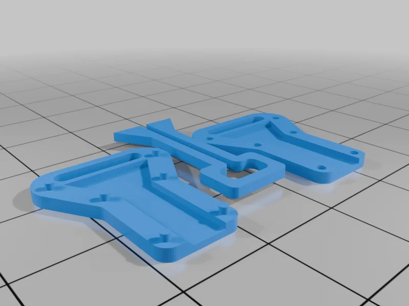 3D модель Модель: Застежка-молния (3 детали) - фото 1