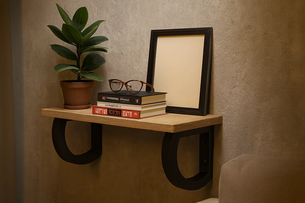 3D модель Кронштейн для полок в форме четверти круга - фото 2