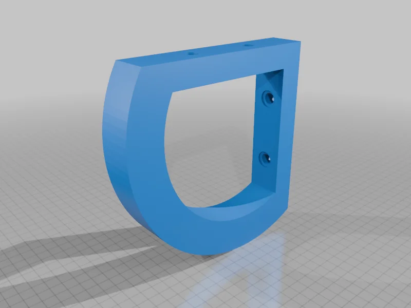 3D модель Кронштейн для полок в форме четверти круга - фото 5