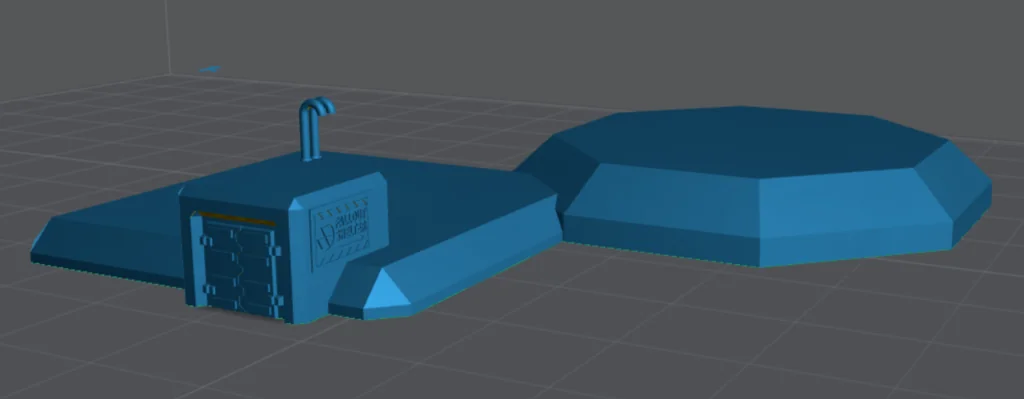 3D модель Модель Fallout Shelter/Bunker - фото 1